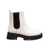 Michael Kors Michael Kors Asher Calf Leather Ankle Boots Beige