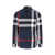 Burberry Burberry Check Motif Cotton Shirt BLUE