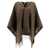 Burberry Burberry Reversible Cape In Check Wool GREEN