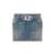 Diesel Diesel Blue Cotton Denim Skirt NAVY