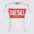 Diesel Diesel White Cotton T-Shirt WHITE