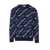 KENZO BY VERDY Kenzo By Verdy Allover Logo Wool Sweater BLUE