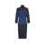 Fendi Fendi Bicolor Denim Midi Dress BLUE