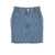 Fendi Fendi Ff Chambray Mini Skirt CLEAR BLUE