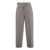 Fendi Fendi Wool Carrot-Fit Trousers GREY