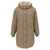 Brunello Cucinelli Brunello Cucinelli Long Fur Insert Down Jacket Beige