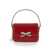 Self-Portrait Micro Red Handbag With Bow Detail In Smooth Leather Woman RED