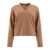 Peserico Peserico Turtleneck Sweater With Lurex Beige