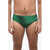 Nike Two-Tone Swim Briefs With Embroidered Logo Black