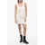 Rick Owens Champion Cotton Tank Dress With Embroidered Logo White