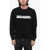 DSQUARED2 Fleeced Cotton Cool Fit Crew-Neck Sweatshirt With Contrastin Black