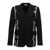 COMME DES GARÇONS HOMME PLUS Single-breasted button blazer White/Black