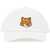 MAISON KITSUNÉ Fox Head Baseball Cap WHITE