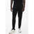 CORNELIANI Cuffed Academy Wool Blend Pants With Ankle Zips Black