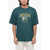 PUMA Staple Crew-Neck T-Shirt With Rib Edge Green