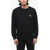 MAISON KITSUNÉ Cotton Crew-Neck Sweatshirt With Embroidery Black