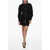 Alexander McQueen Long Sleeved Dress With Front Zip Black