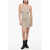 Rick Owens Sleeveless Ribbed Dress Beige