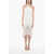 Jil Sander Halterneck Dress With Beaded Fringes White