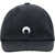 MARINE SERRE Recycled Moire Baseball Cap BLACK