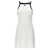 COURRÈGES Courrèges Buckle Contrast Short Dress WHITE