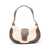 OSOI Osoi Calf Lather And Shearling Brocle Shoulder Bag BROWN