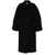 JACQUEMUS Jacquemus Le Manteau Bari Long Coat Black