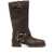 Michael Kors Michael Kors Suede Biker Boots BROWN