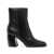 Michael Kors Michael Kors Leather Ankle Boots With Heel Black