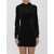 Alexander Wang Mini Dress With Embossed Logo Black