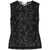 Alexander McQueen Alexander McQueen Semi-Sheer Leopard Print Top Black