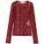 Alexander McQueen Alexander McQueen Semi-Sheer Leopard Print Top ROSSO E NERO