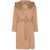 CINZIA ROCCA Cinzia Rocca Long Virgin Wool Coat With Belt Brown