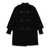 CINZIA ROCCA Cinzia Rocca Short Virgin Wool Coat With Toggles Black