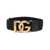 Dolce & Gabbana Dolce & Gabbana Elasticized Belt With Logo Plaque NERO E ORO