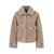 URBANCODE Beige Shearling Jacket With Classic Wide Collar In Ecofur Woman Beige