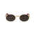 Cartier Cartier Sunglasses 002 GOLD BROWN GREY