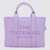 Marc Jacobs Marc Jacobs Violet Leather Medium Tote Bag WISTERIA