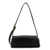 Jil Sander 'Cannolo Padded Big' Black Shoulder Bag With Embossed Logo In Padded Leather Woman Black