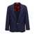 Brunello Cucinelli Brunello Cucinelli Check Single-Breasted Blazer BLUE