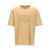 Maison Margiela Maison Margiela Logo Embroidery T-Shirt Beige