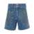 Isabel Marant Isabel Marant Candice High-Rise Denim Shorts BLUE