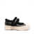 Marni Marni Calf Leather And Shearling Pablo Mary Jane Sneakers Black