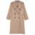 CINZIA ROCCA Cinzia Rocca Long Coat With A Brushed Effect Brown