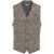 BOB Single-breasted vest in glencheck Brown