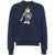 Baron Filou Sweatshirt with print 'CVI' Blue