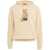 Baron Filou Hoodie with print 'LXXXVIII' Beige