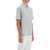 Brunello Cucinelli Silk And Cotton Polo Shirt With Double Edges PERLA+OFF WHITE