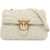 Pinko Ed\N\N'love Puff Classic Butterfly Qu BIANCO SETA-ANTIQUE GOLD