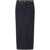 Versace Versace Denim Long Skirt Black